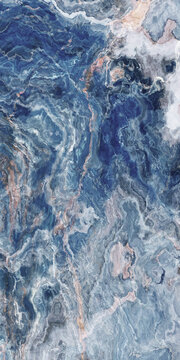 奢石藍(lán)灰色流水紋大理石紋理