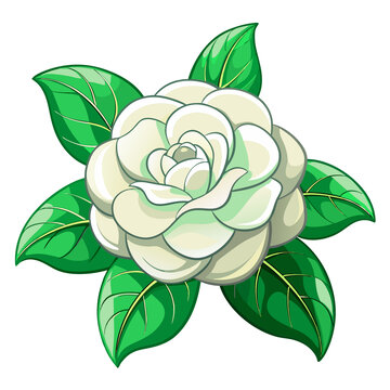 一朵梔子花