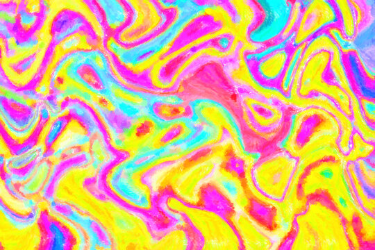 水彩抽象畫