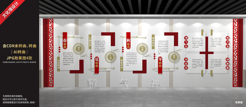 中醫(yī)文化展廳展示墻