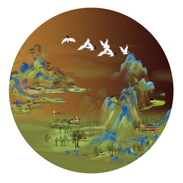 青綠山水