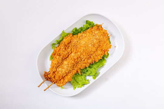 炸薯片雞排