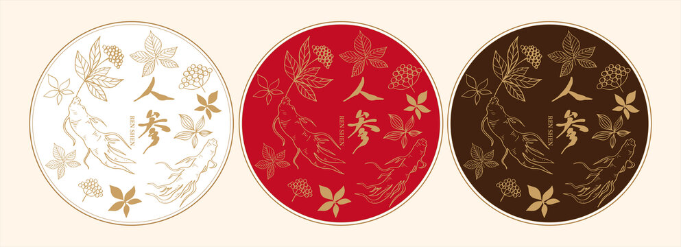 人參插畫(huà)