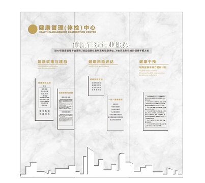 體檢中心文化墻