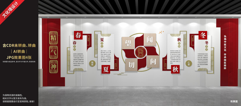 中醫(yī)文化展廳展示墻