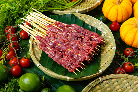 燒烤牛肉小串