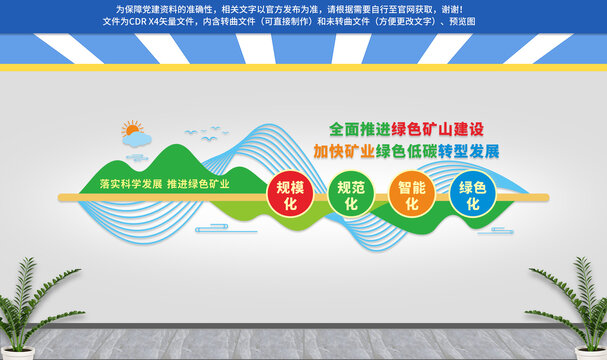 綠色礦山建設(shè)文化墻