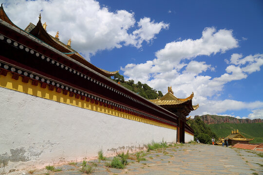甘南郎木寺建筑