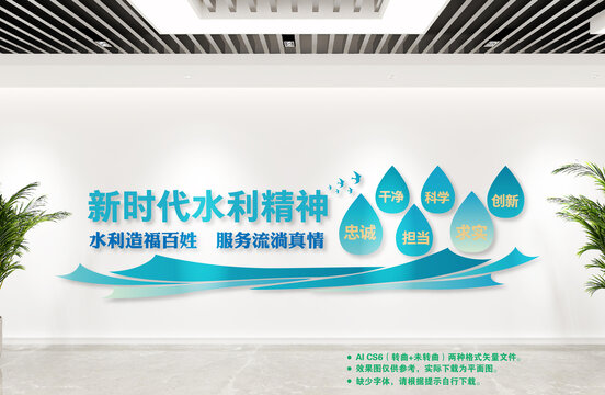 水利精神文化墻