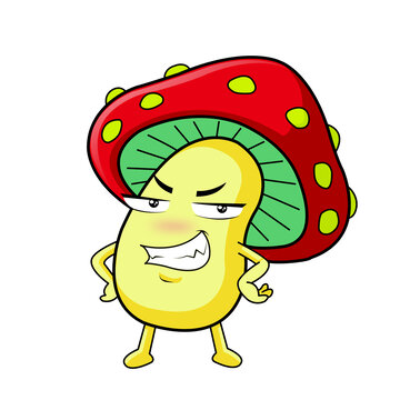 毒蘑菇卡通