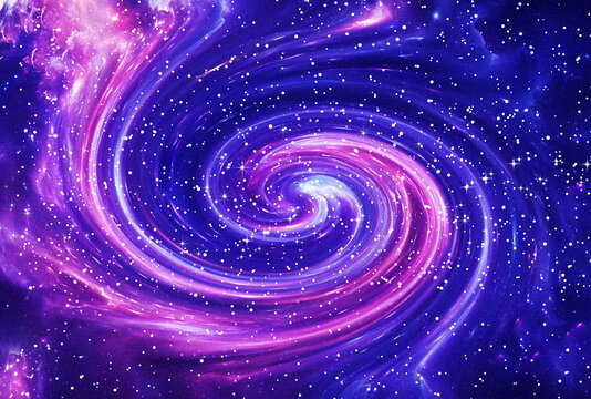 紫色星空旋渦