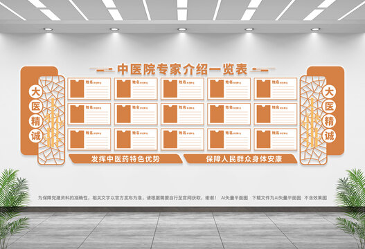 醫(yī)院專家簡(jiǎn)介文化墻