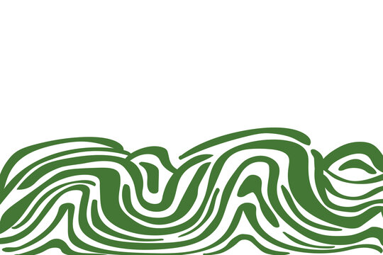 手繪線條山