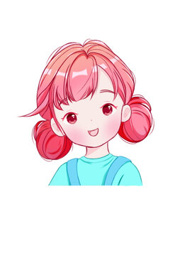 Q版女孩頭像
