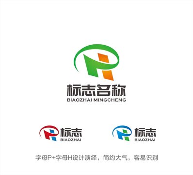 HP字母LOGO