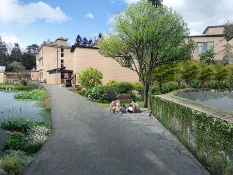 建筑照片合成