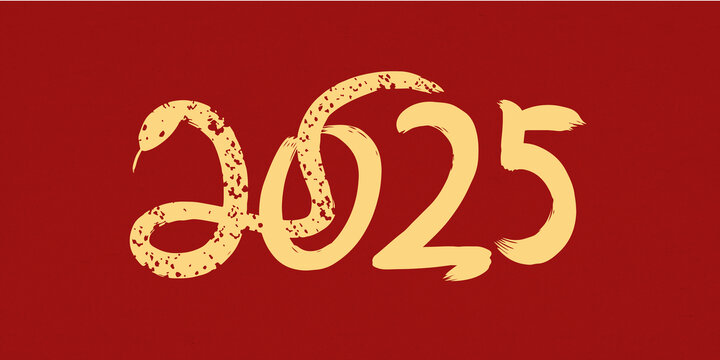 2025蛇年數字創意