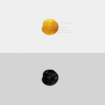 墨點(diǎn)金色