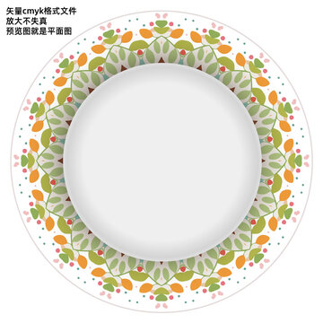 圓形花面圖案