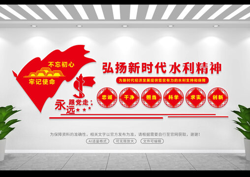 水利精神文化墻