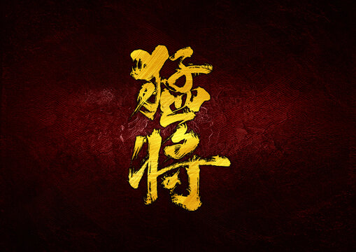 猛將字體設(shè)計(jì)