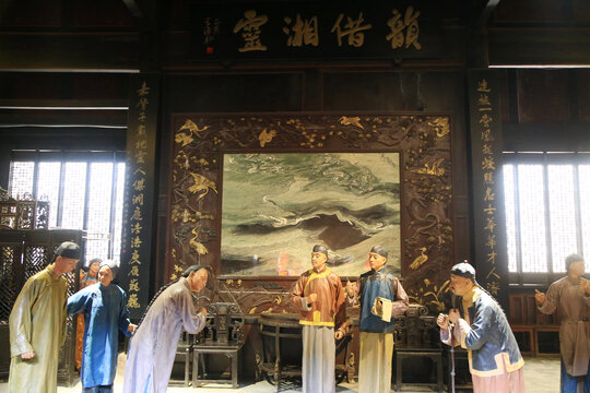重慶湖廣會館聯嘉會場景復原