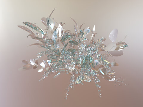 透明閃閃花
