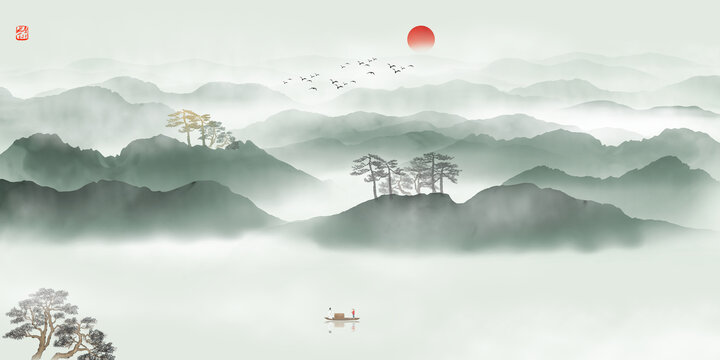 水墨畫