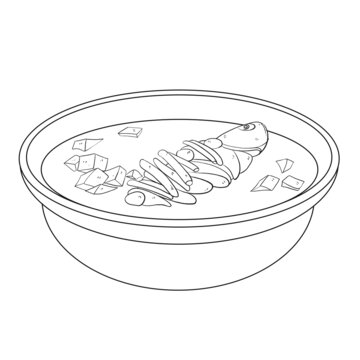 中國(guó)傳統(tǒng)美食徽菜奶汁肥王魚