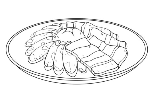 中國傳統(tǒng)美食湘菜臘味合蒸