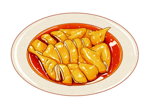 中國(guó)傳統(tǒng)美食湘菜東安雞