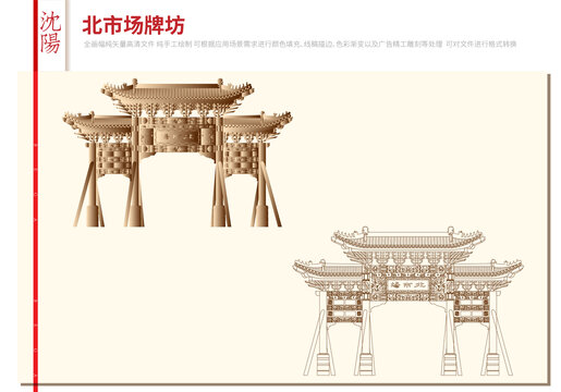 沈陽(yáng)北市場(chǎng)牌坊