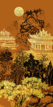 山水樓閣玄關(guān)