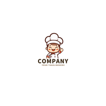 微笑的廚師logo