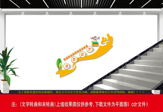 職業(yè)教育樓梯文化墻