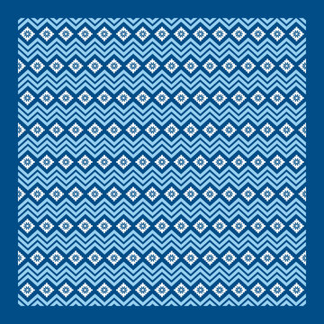 藍(lán)印花布桌面臺布服裝服飾圖案