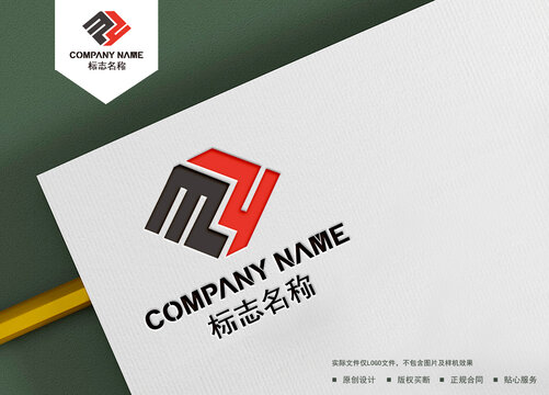 ym字母logo