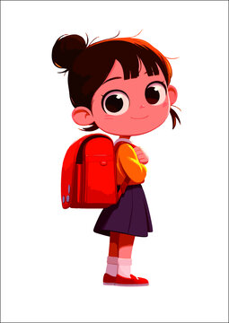 卡通小孩