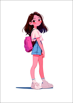 可愛(ài)女生