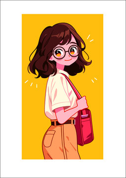 卡通女孩