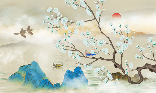 國潮梅花