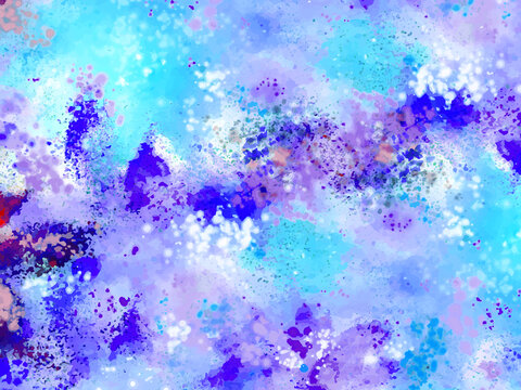 水彩背景水彩畫