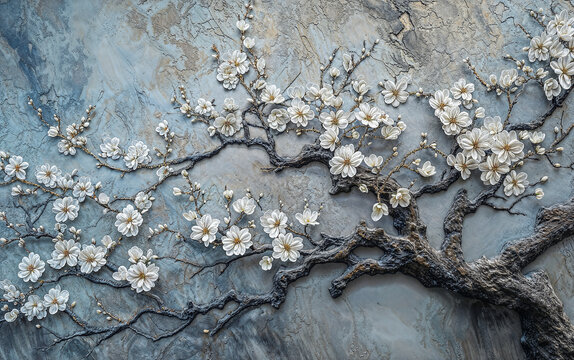 刺繡梅花高清