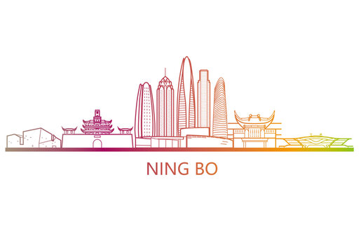 寧波簡單插畫