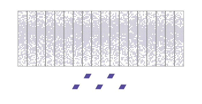 激光鏤空雕刻菱形孔