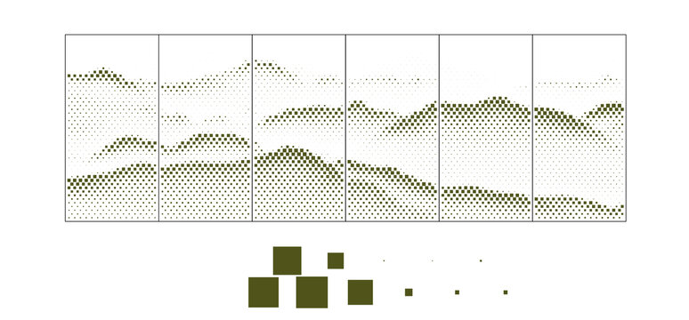 大小方塊山