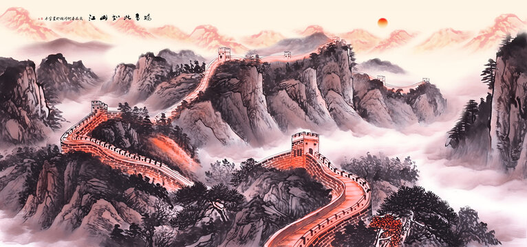 長(zhǎng)城國(guó)畫