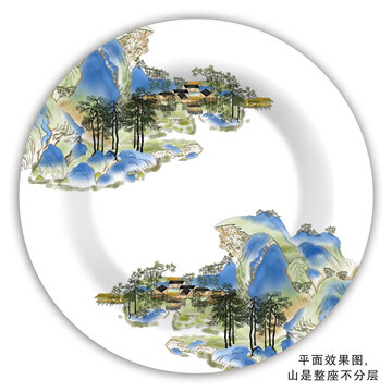餐盤花面設(shè)計