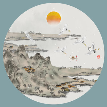 傳統(tǒng)山水