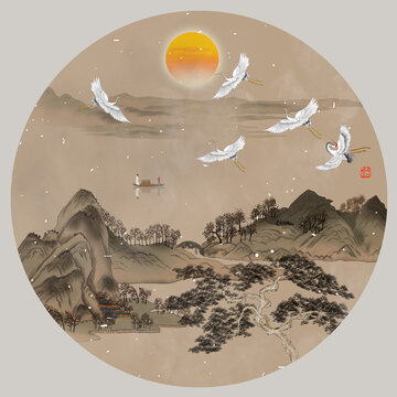 國畫山水畫